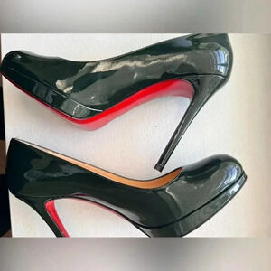 Christian Louboutin Black and Red Heels